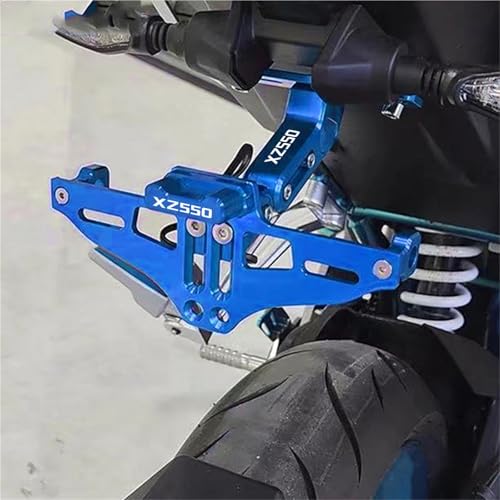 Support plaque d'immatriculation Yamaha XZ550 pour rénovation éclairage arrière - 2