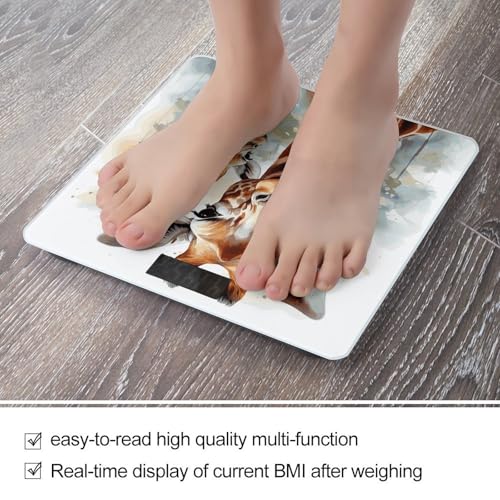 Báscula digital de vidrio templado con pantalla LCD miniatura 5