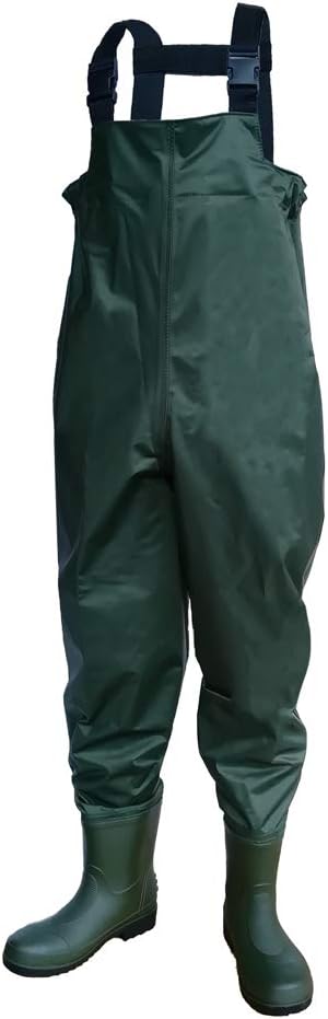 鉄芯鉄板入ナイロン胴付水中長靴 2074-M