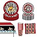 Decorazione Compleanno Pirata 86 Pezzi set di Stoviglie, Tovaglia, Piatti, Tovagliolo di Carta, Bicchiere di Carta, Kit Tema Pirata Decorazioni Feste Compleanno Halloween Bambini Ragazzi Ragazze