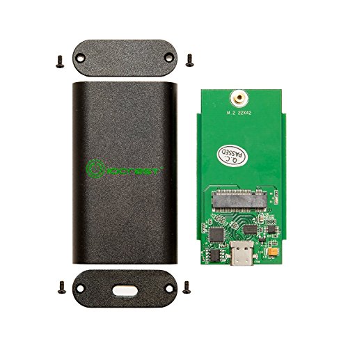 Gabinete externo para SSD M.2 NGFF USB 3.1 tipo C miniatura 2