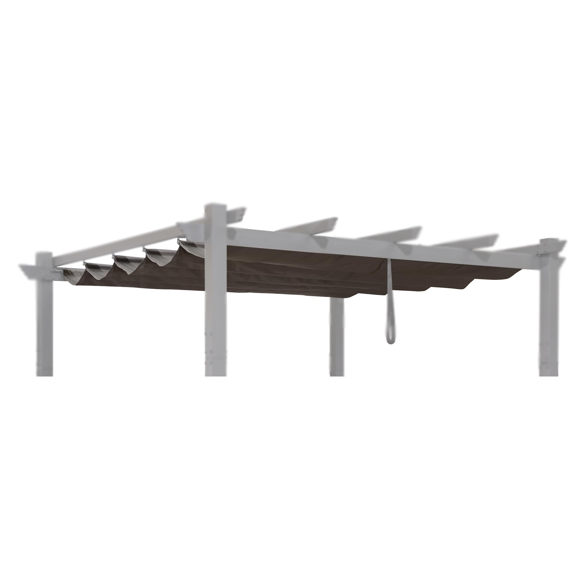 PURPLE LEAF Pergola Ersatzdach für 3 x 3 m Pavillon, Gartenpavillon Ersatzbezug, Wasserdicht, UV Schutz, Grau