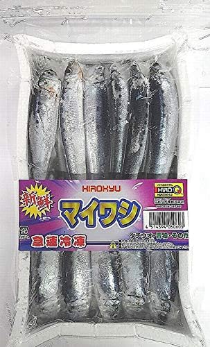 Amazon ヒロキュー 冷凍マイワシ真空 500ｇ入り 発泡箱タイプ 釣りエサ用 ヒロキュー 船釣り用