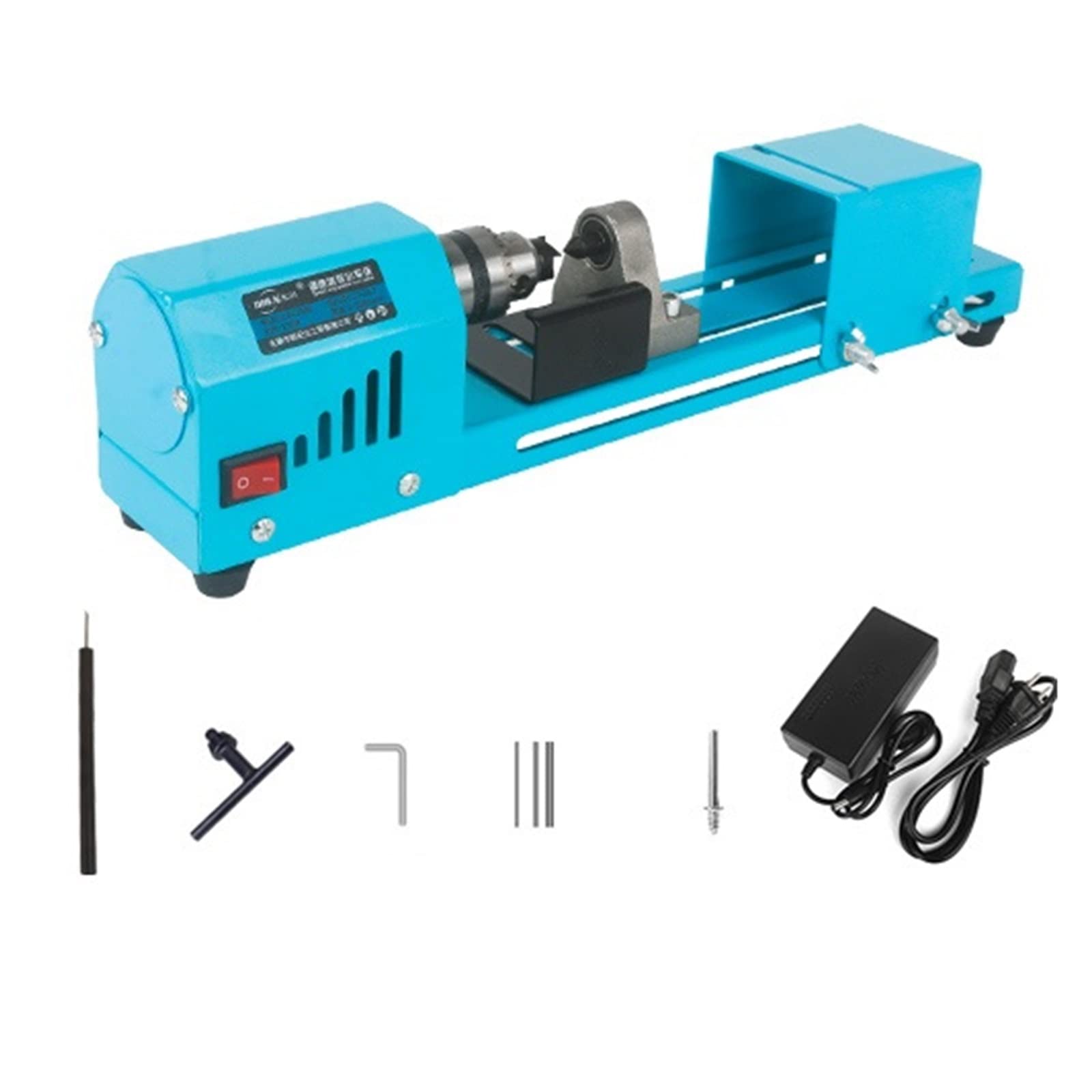 Mini máquina de cuentas de torno de 150W, torno de perlas de Buda en miniatura, máquina de torno de perlas de Buda for carpintería, herramienta rotativa de taladro de 12V/24V Eficiencia y precisión