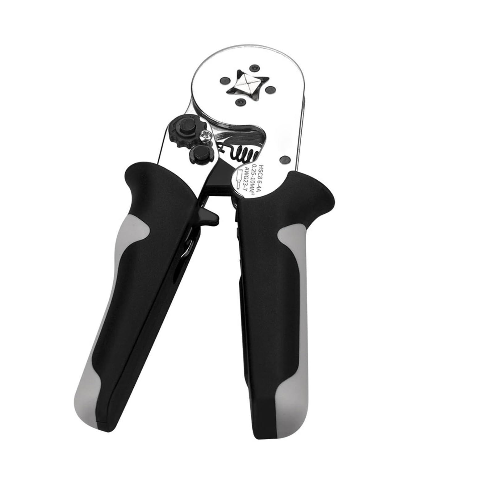 Utensili For Crimpare Terminali Tubolari Mini Pinze Elettriche HSC8 6-4A/6-4 0,25-10mm² 23-7AWG 6-6 0,25-6mm² Set Di Morsetti Ad Alta Precisione Maniglia di comando comoda(6-6A Diagonal pliers)