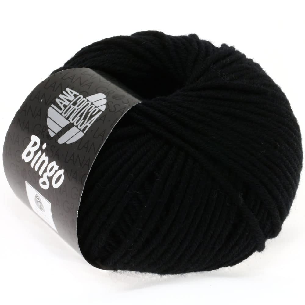 LANA GROSSA Bingo Handstrickgarn 100% Extrafeine Merinowolle waschmaschinenfest Filzfrei 80m FB 24 | 50g Wolle zum Stric