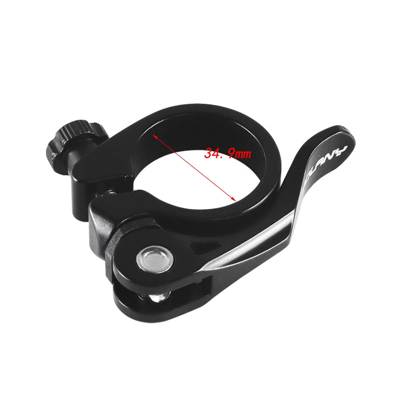 Bike Seat Post Clamp Bike Seat Clamp for Bicycling Folding Bike Road Bicycle Black 34.9mm