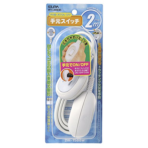 Amazon.co.jp: エルパ (ELPA) 手元スイッチ 介護 コンセント