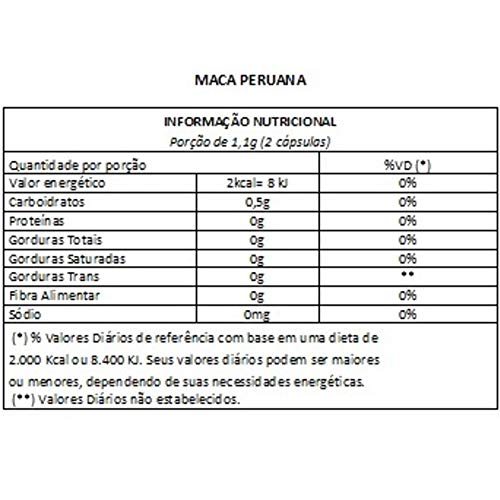 Maca Peruana - Semprebom - 180 caps - 500 mg