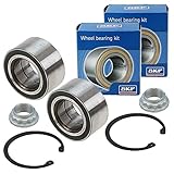 Lieferumfang: 2x SKF Radlagersatz Hinterachse, 2x Mutter, 2x Sicherungsring