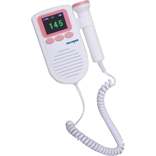 Niscomed Professional Fetal Doppler Pocket Friendly With S