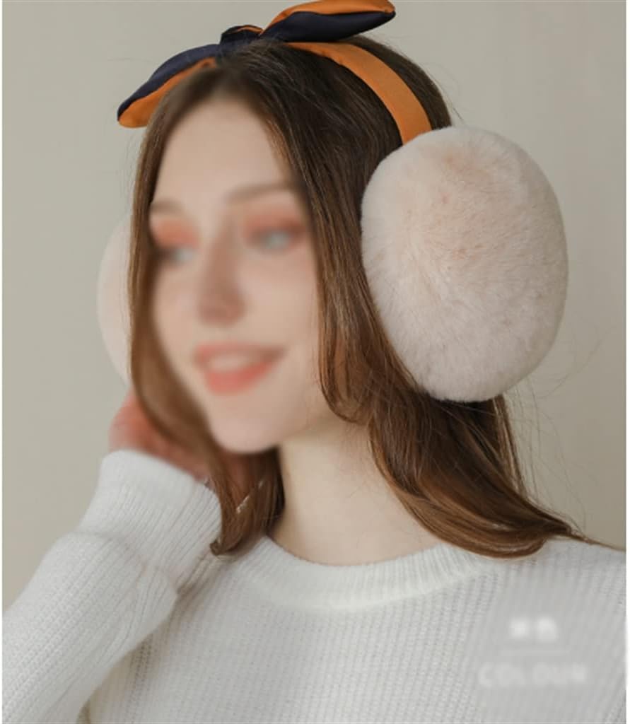 Earmuffs Women's Winter Warm Plush Cute Riding Ear Hats Outdoor Protection Foldable