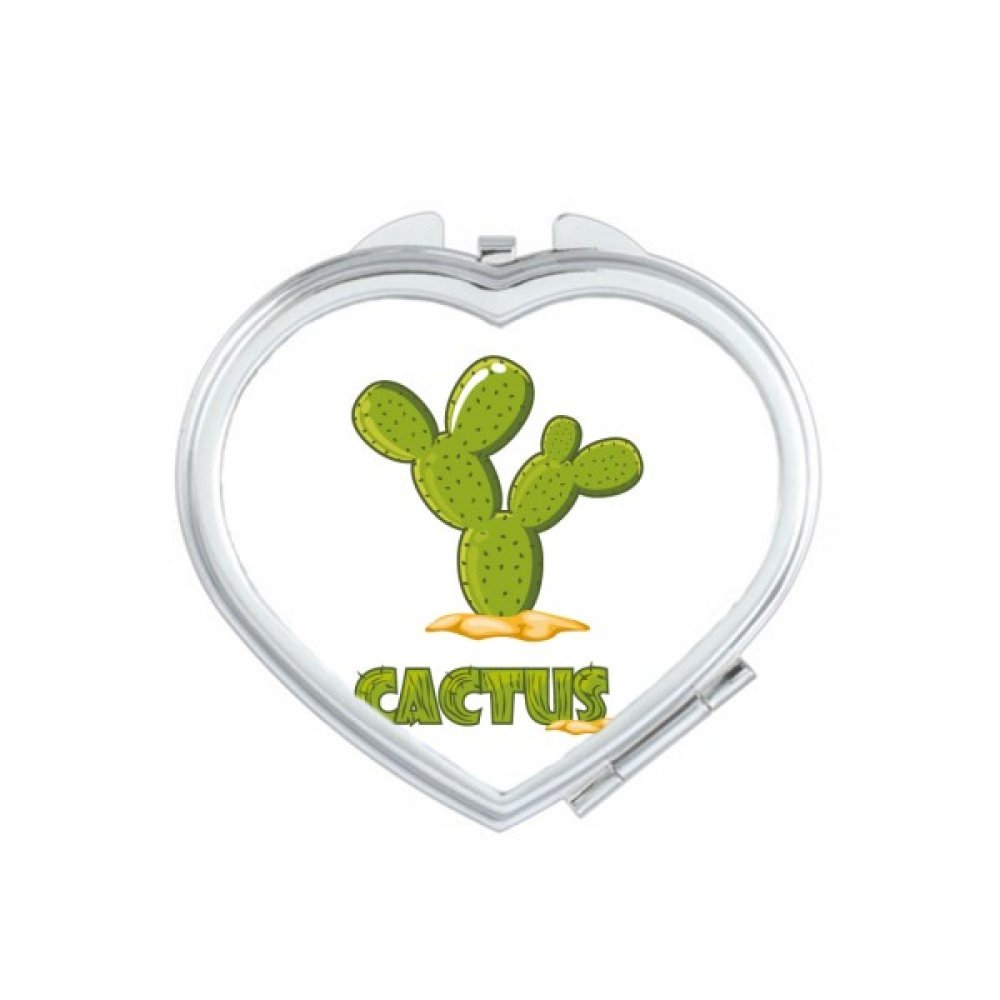 Miroir de maquillage compact portable ovale mignon, miroir de poche à la main requin féroce