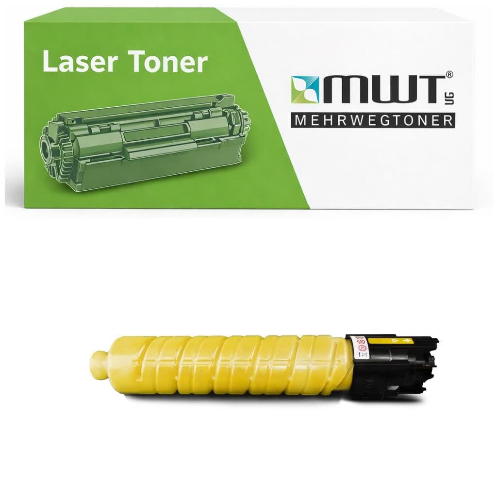 Toner Ricoh MPC300 MPC400 compatible jaune avec 15% de puissance en plus