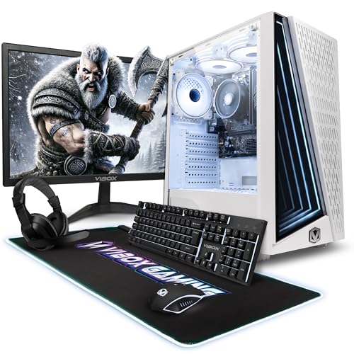 VI-164 PC Gaming Completo • Schermo da 22 pollici • AMD Ryzen 3 3200G 4 cores • Radeon Vega 8 • 16GB RAM • 1TB SSD • Linux OS • WiFi