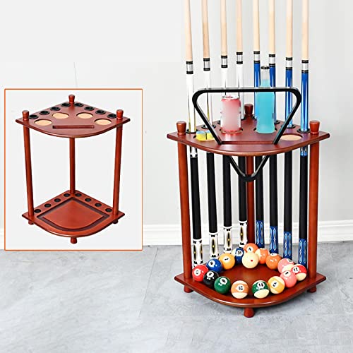 Porte-queues de billard d'angle avec porte-gobelet intégré - 4