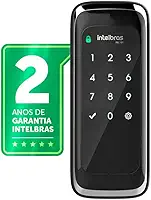 Fechadura Digital de Sobrepor Touch Screen FR 101 Preto Intelbras
