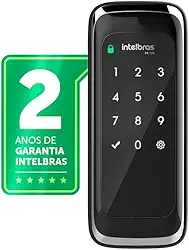 Fechadura Digital de Sobrepor Touch Screen FR 101 Preto Intelbras