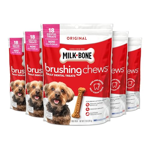 Image of Milk-Bone Brushing Chews, Mini, Original Flavor, 90 Dental Treats