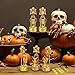 AORZIT 6 Pack Halloween Trophy Best Costume Trophy Skeleton Trophies, Halloween Trophy Awards for Kids Adults Halloween Party Prizes Contest Prizes Funny Trophy for Halloween Party Supplies