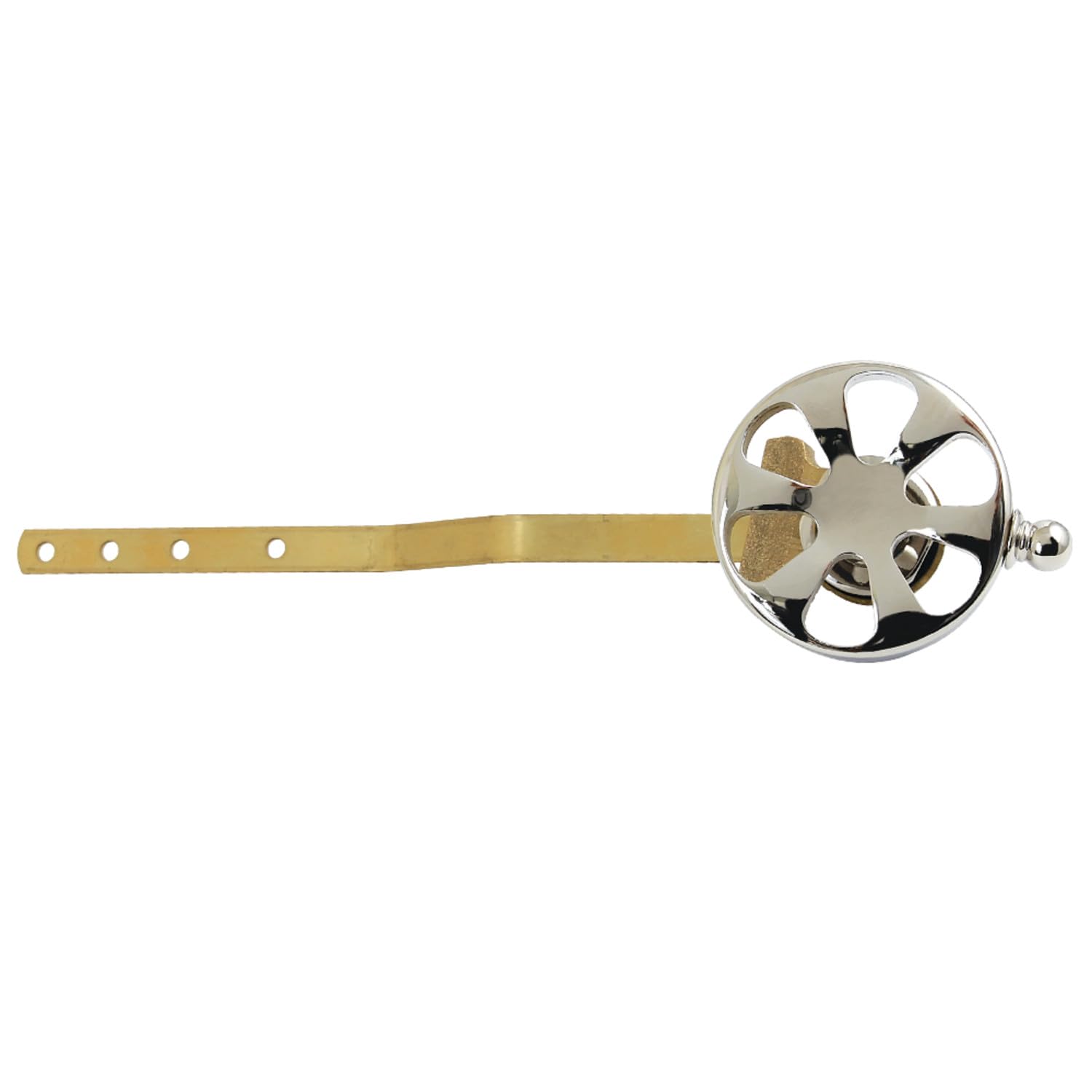 Levier de réservoir de toilettes frontal Kingston Brass KTRX6 poignée WC nickel poli
