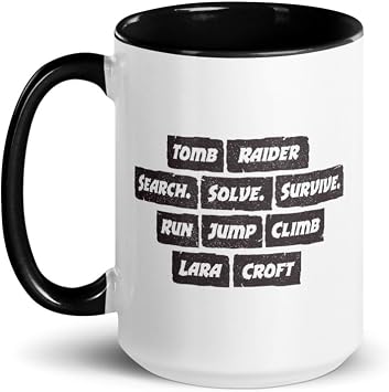 Tomb Raider The Legend of Lara Croft Mug - Officially Licensed - 15 oz