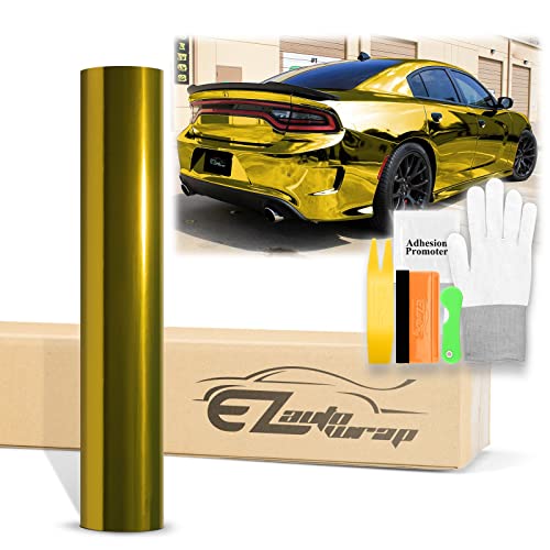 60"x180" (5FTx15FT) Gold Supercast Chrome Vinyl Wrap Sticker Car Auto