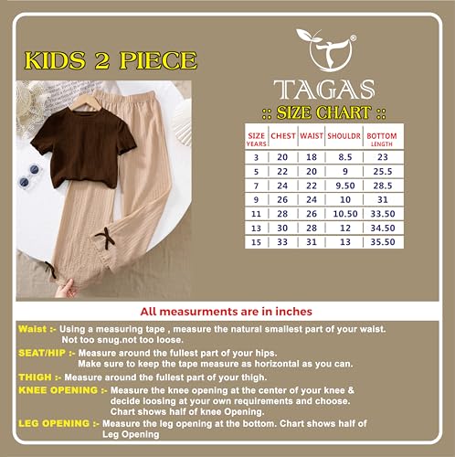 Image of TAGAS Girls Girls' Clothing Sets||Top With Pant ||COORDINATED OUTFIT FOR GIRLS
