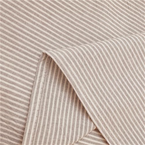 Drap plat polycoton linge de lit drap de dessus crème 240x250cm sans élastique - 8