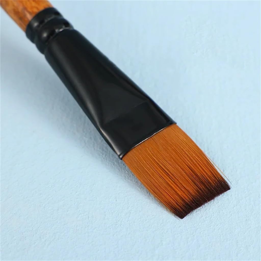 XDSRFVW Nylon Paint Brush Oil Painting Watercolour Brushes Art Supplies image 2