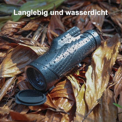 Usogood 12x52 Monokular Teleskop Erwachsene,HD Monokular Fernrohr mit BAK4 Prisma und FMC Beschichtung, für Vogelbeobachtung, Jagd, Wandern