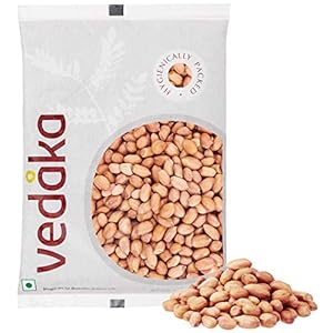 Amazon Brand – Vedaka Raw Peanuts, Pink, 1kg