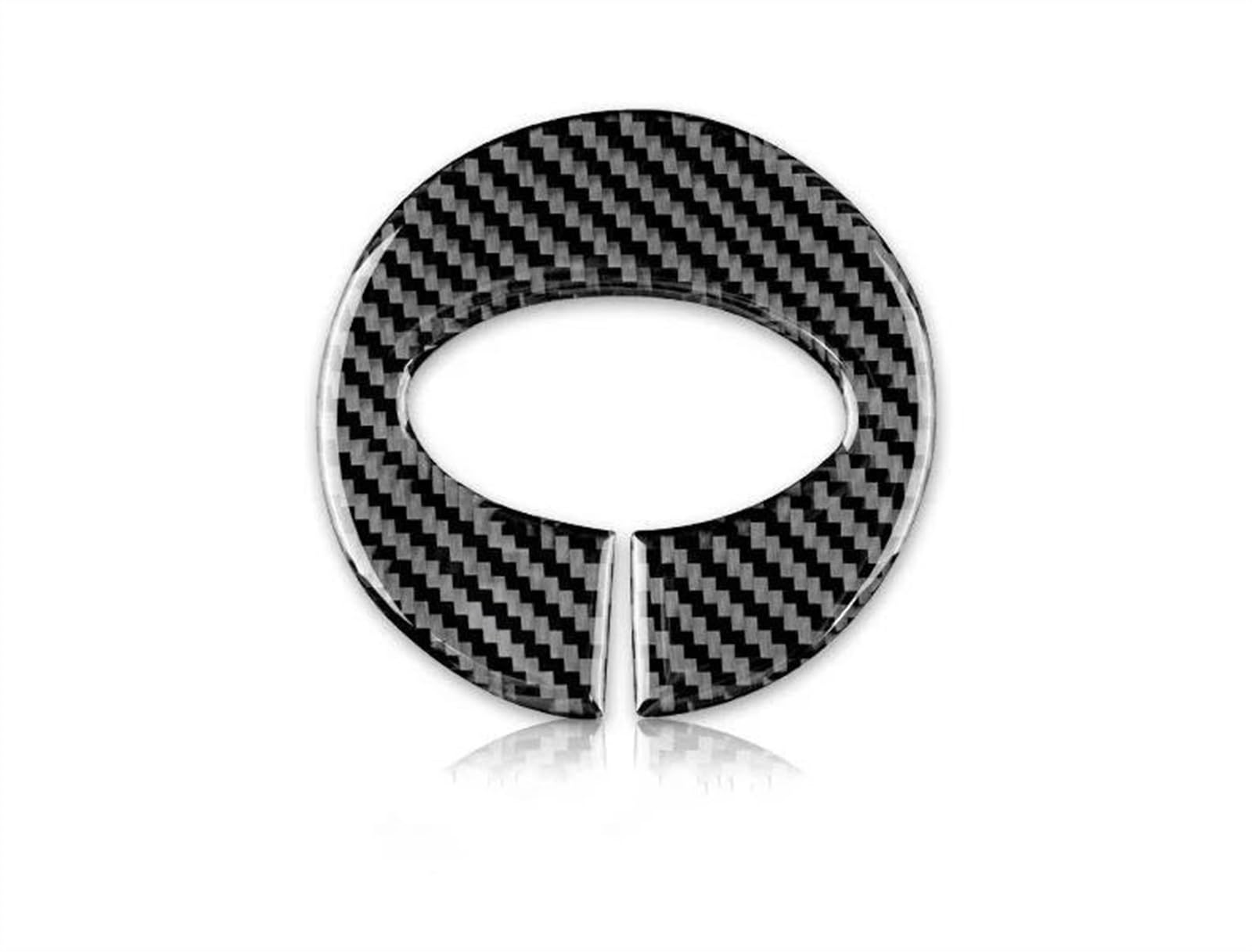 Piwine One Color Car Steering Wheel Stickers Strip Real Carbon Fiber Trim For Subaru For Impreza 2009 2010 2011