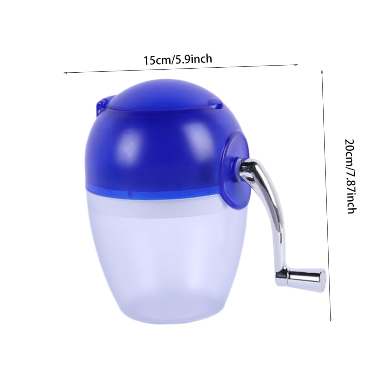 HOOTNEE Shaved Ice Maker Machine Portable Ice Crusher Manual No Electricity Needed Great for Smoothies Slushies Cold Drinks Random