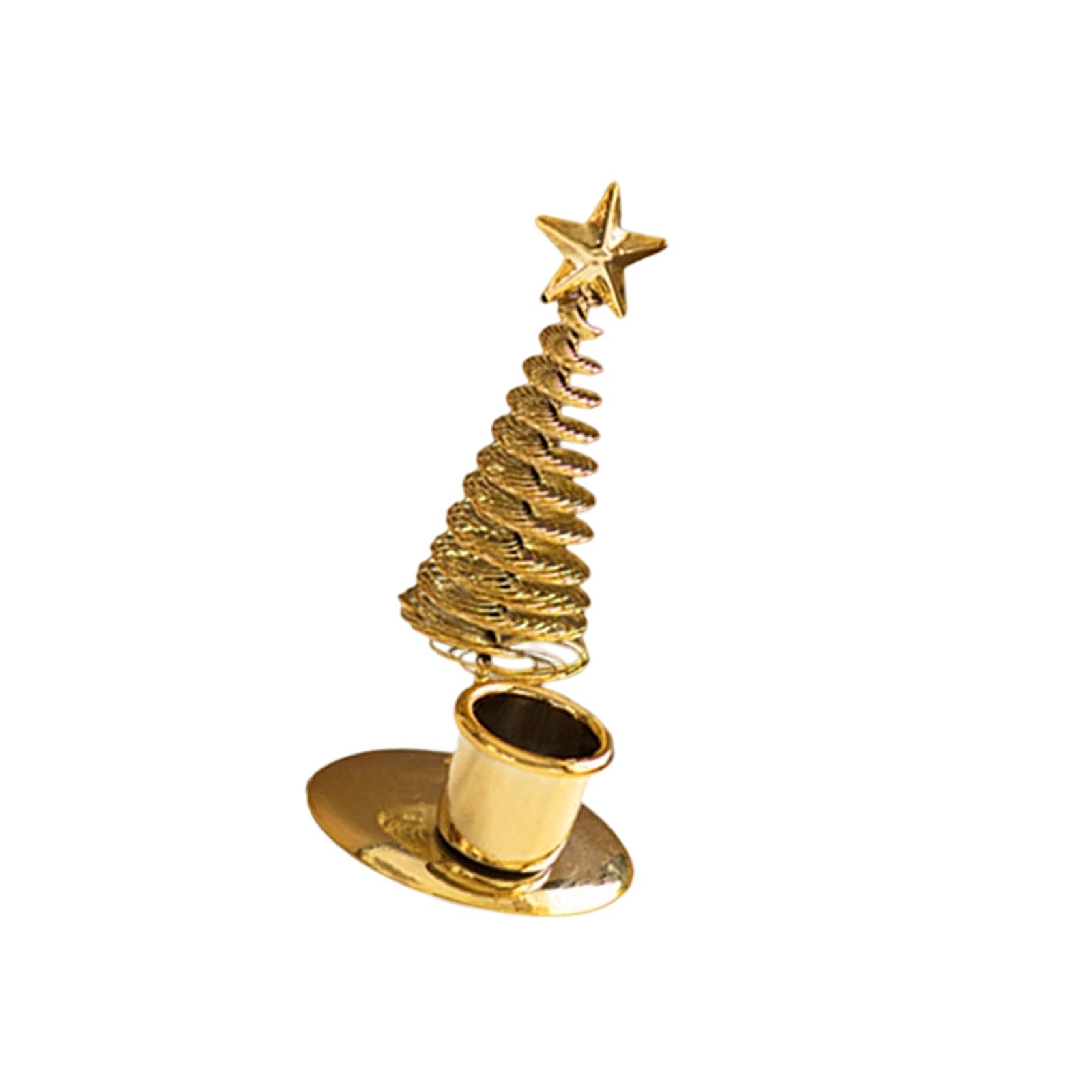Mekalero Metal Taper Holder, Christmas Tree Holders Candlestick Holders for Table Centerpieces Christmas Home Decors Taper