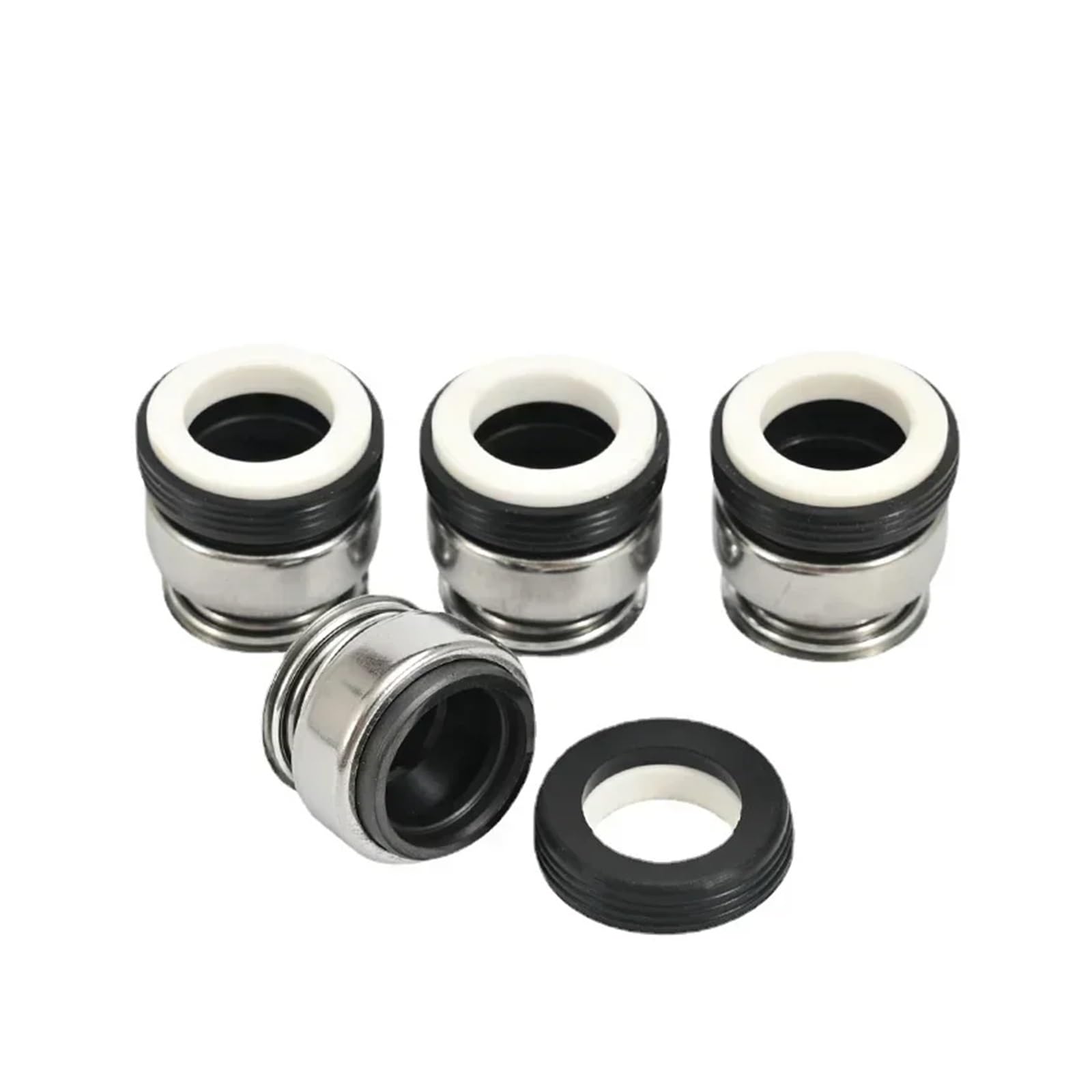 Accesorios de hardware Serie 301 6 8 10 11 12 13 14 15 16 17 18 19 20 22 24-70 mm Sello de eje mecánico de resorte de una sola bobina for bomba de agua de circulación Sello mecánico(1 pc,24mm d7-50mm)