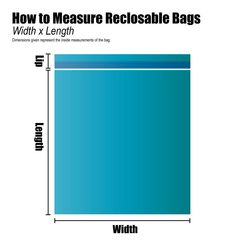 Top Pack Supply Reclosable 2 Mil Poly Bags, 3