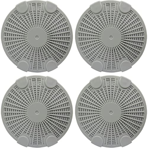 Mixzeny A200 Humidifier Filter with Activated Carbon Compatible with BONECO & AIR-O-Swiss Ultrasonic Humidifier 4 Pack Gray