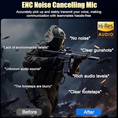 Image of 2.4GHz Wireless Gaming Headsets for PS5 /PS4 /Switch, New RGB Bluetooth 5.4 Noise Cancelling Gaming Headphones with 7.1 Surround Sound, 40mm Drivers, 276g Ultraligero, Memory Foam, 40Hrs Audifonos Gamer