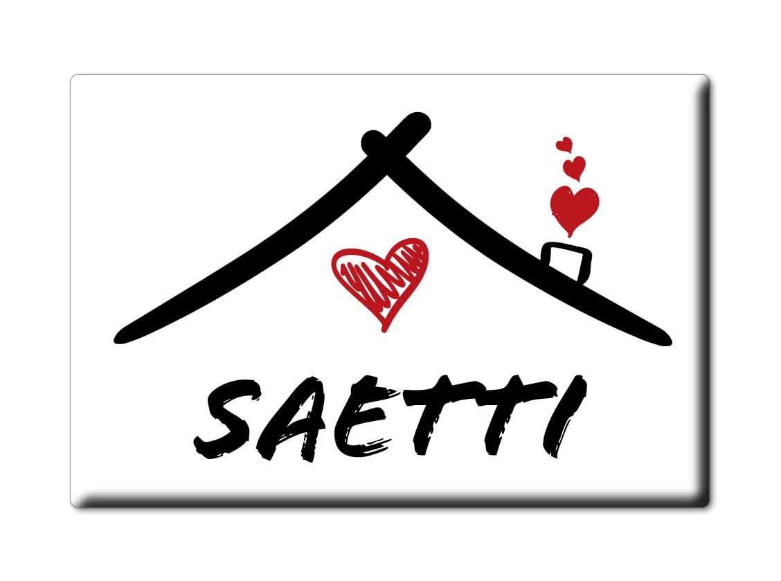 Enjoymagnets Saetti Surname Family Name Last Name Magnet Surnames Gift Idea Joke Birthday Anniversary Occasion