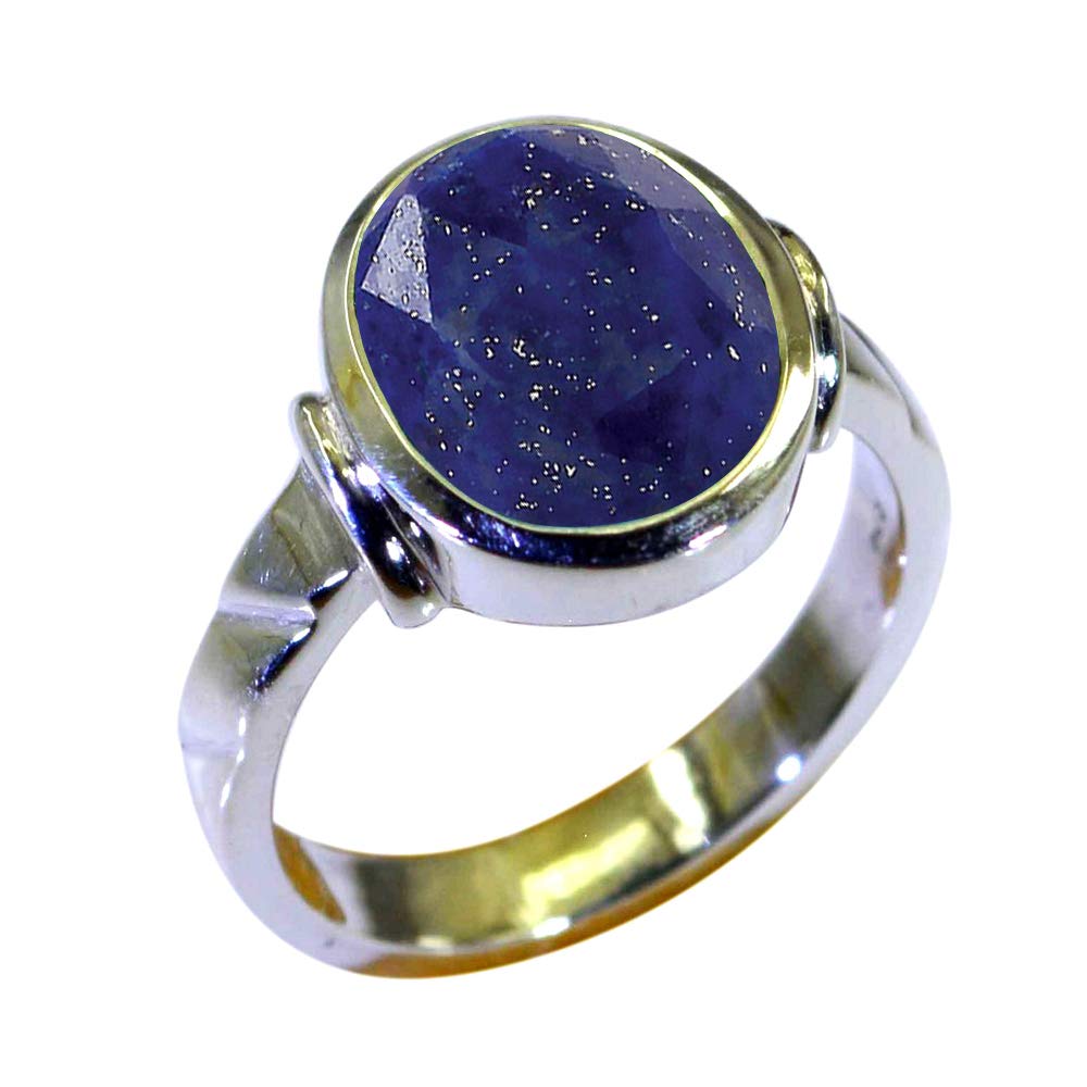 55Carat Choose Your Color Natural Gemstone Sterling Silver Statement Rings Oval Shape Handmade Sizes 5-12…