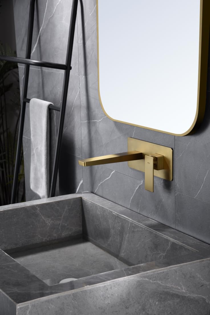 IMEX GLP048/OC PISA Monomando Empotrado Lavabo Oro Cepillado