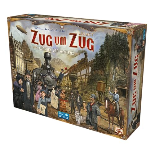 Days of Wonder, Zug um Zug Legacy: Legenden des Westens, Familienspiel, Brettspiel, 2-5 Spieler, Ab 10+ Jahren, 20-90 Minuten, Deutsch – Bild 4