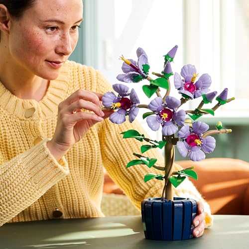 Image of LEGO Botanicals Hibiscus Flower Building Set for Adults 10372