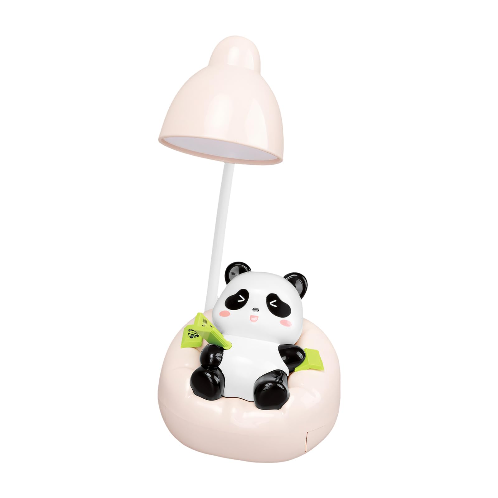 Hsioluted Animal Themed Reading Light with 3 Stage Brightness Control and Portable USB Power Supply for Kids Study Area Desk Light