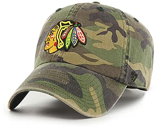 Chicago Blackhawks Camo '47 Clean Up OSF miniatura 1
