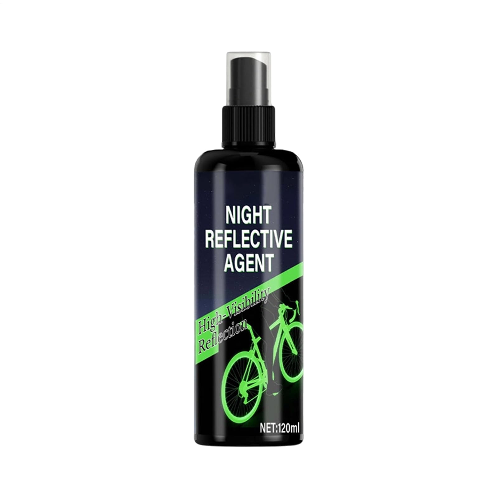 Pintura en aerosol reflectante para bicicletas en spray de alta visibilidad para camping
