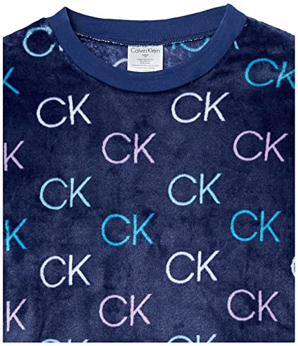 Calvin Klein Girls' 2 Piece Bunny Fleece Pajama Sleep Set2