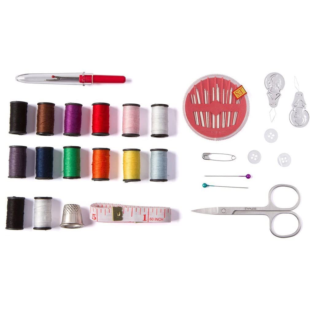 JFDBGU Fai da Te Kit da Cucire, Forniture for Cucire Premium, Cerniera Portatile e Completa, Mini Kit da Cucito, Accessori for Cucire