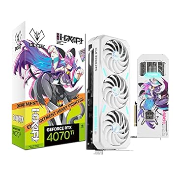 maxsun Placa de vídeo Geforce RTX 4070 Ti iCraft Edição Limitada OC 12GB GDDR6X GPU para jogos de computador PC HDMI2.1 DLSS 3.5 PCIE 4.0 X16 RGB